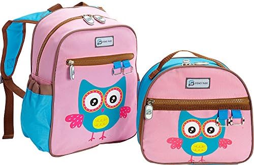 Sydney Paige Buy One/Give One Toddler Backpack + Lunch Bag Set (Owl)