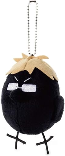 Amazon ハイキュー 背番号タグ付ヒナガラス ぬいぐるみ ボールチェーン 月島 アニメ 萌えグッズ 通販