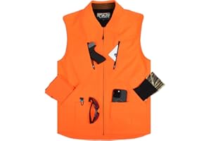 EDTREK Waterproof and Windproof Performance Vest With Plenty Pockets - Quiet and Versatile Hunting Vest