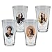 Vandor The Princess Bride 4 Piece 16 Ounce Glass Set, Multicolored