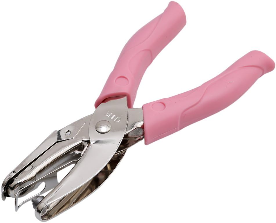 Heart hole VWH Single Hole Punch One Hole Chrome Metal Perforator DIY