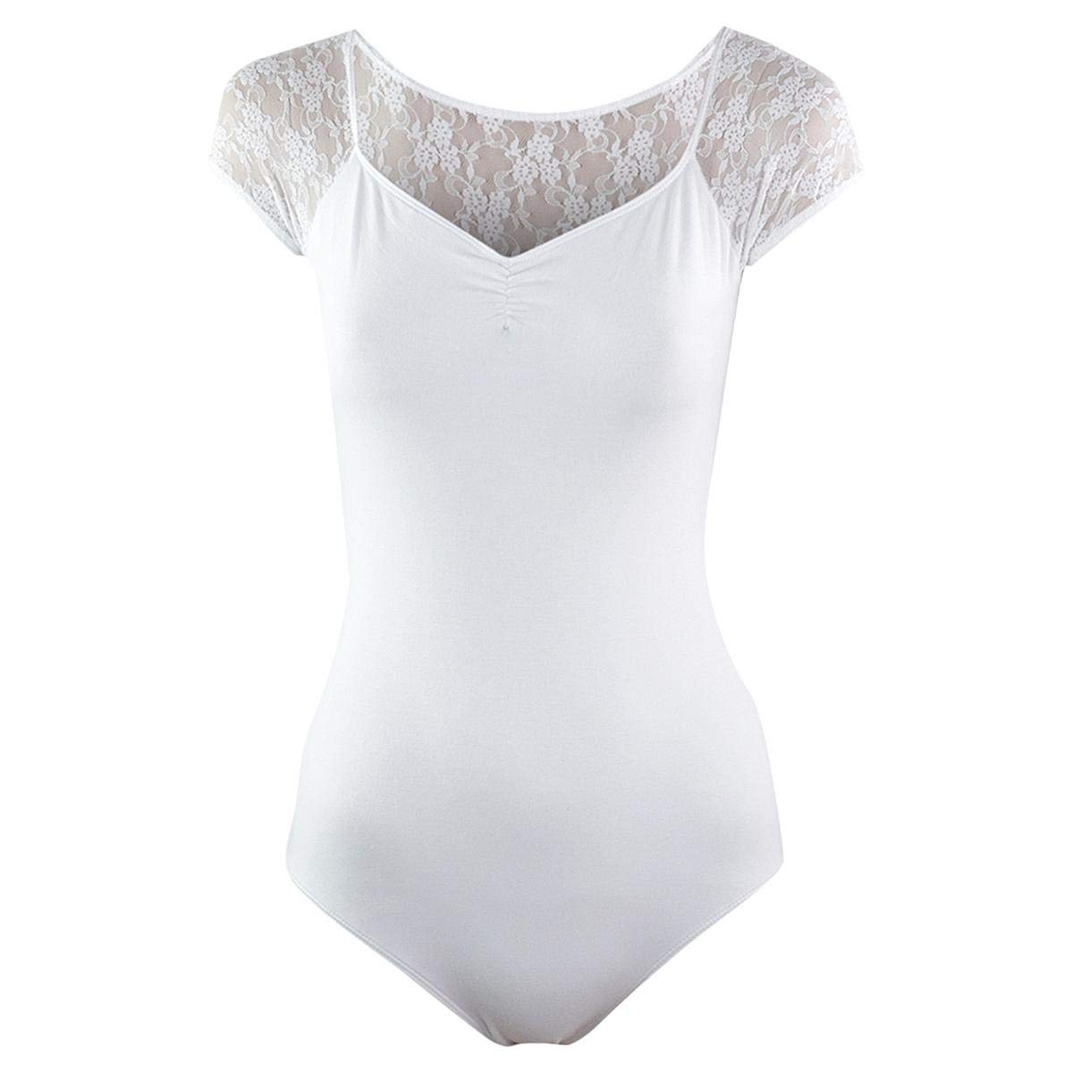 Intermezzo Girls' Ballet Body 31125 Bodyblondcor Ballet Leotard - Colour: White (001) - Size: 10