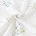 LifeTree Baby Swaddle Blankets, Dandelion Print Swaddle Wrap, Breathable Soft 70% Bamboo 30% Cotton, Muslin Swaddle Blankets Unisex Neutral Receiving Blanket for Boys and Girls, 47 x 47 inches