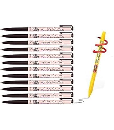 Amazon.com : ZEESOON Xeno Lunatic Lunny 0.38mm Slim Ball Point Pen