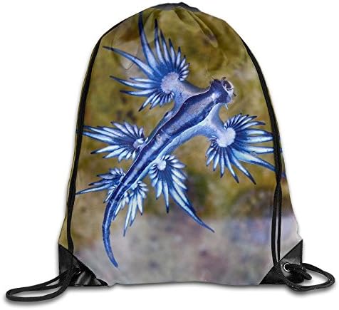 Men & Women Nudibranch Lightweight Waterproof Double Shoulder Outdoor Teamsport Formation Rucksack Gymsack Gym Drawstring Bags Sackpack Gift
