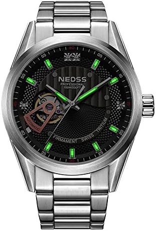 Mens watch Top brand luxury tritium mechanical watches men military skeleton wristwatches automatic watch (four)