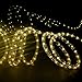 Izzy Creation 24FT Warm White LED Flexible Rope Lights Kit, Indoor/Outdoor Lighting, Waterproof, 1/2