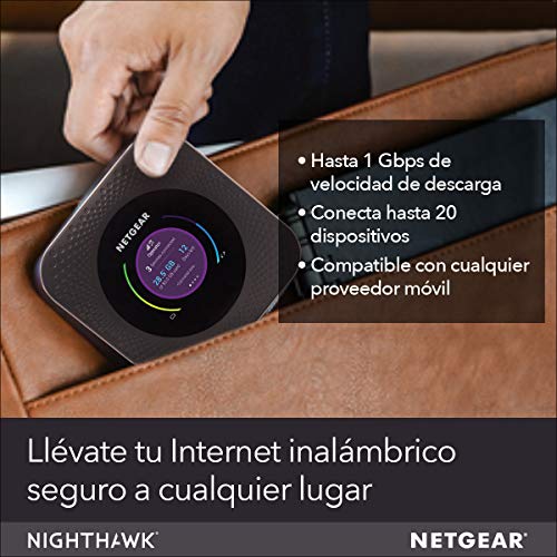 NETGEAR-Nighthawk-Router-4G-Sim-MR1100-Velocidad-hasta-1-Gbps-Conecta-hasta-20-Dispositivos-wifi-Portatil-4G-con-cualquier-SIM