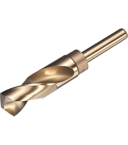 uxcell Reduced Shank Drill Bit 20.5mm Black Nitride Coated with 1