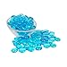 Artisan Supply Azure Glass Gems 5 Lbs. — Fills 1 ½ Quarts Vol. —Non-Toxic Lead Free Vase Filler, Table Scatter, Aquarium Fillers — Beautiful, Smooth, Fun, Vibrant Colors Crafted in The USA