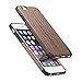 iPhone 6 Case Phone 6s Case TabPow Wooden Design Shockproof Drop Protection Heavy Duty Dual Layer Slim Hybrid Wood Case Cover For iPhone 6 iPhone 6S Dark Rosewood