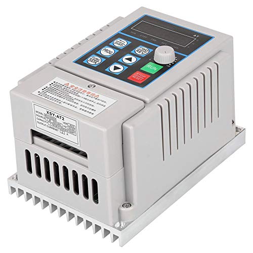 Variable Adjustable-Frequency Drive VFD Speed Inverter Controller for Single-Phase 0.45kW AC Motor 220VAC