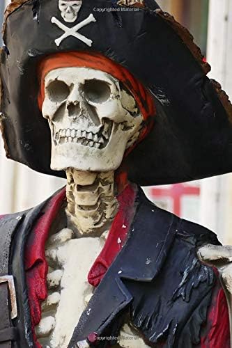 Journal: Halloween Pirate Skeleton Paperback – 13 Aug 2018