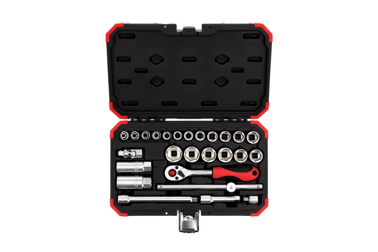 GEDORE-R59003026 RED Socket Set 3/8 size6-24mm 26pcs