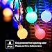 Toodour Globe String Lights, 36ft 80 LED Fairy Lights with 8 Modes, Timer, Globe Ball led String Lights for Party, Home, Wedding, Room, Holiday Decorations (Multicolor)