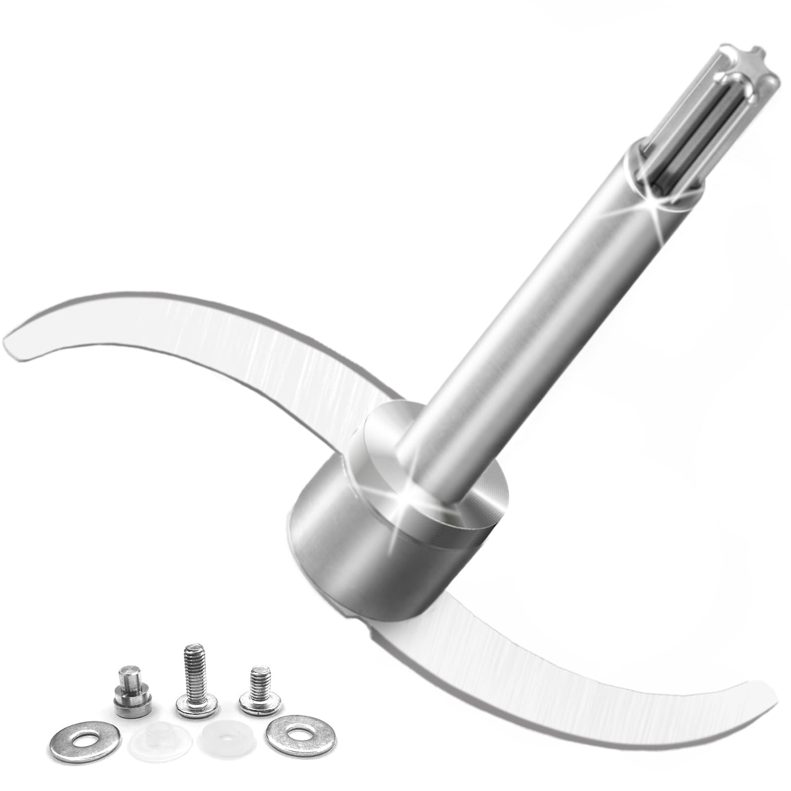 Photo 1 of All Stainless Steel Chopping Blade, Plastic-Free Universal 8 Cup Food Processor Blade Compatible with Ganiza, KOIOS, Bar, Syvio, CEUKOZ, Kitchen in the box, Homeleader, Homeasy & More