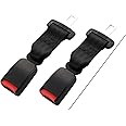 Car Seat Belt Extender Safety Seatbelt Extender Auto D Type with Safety Buckle 21-22mm Seatbelt for Pregnant Woman Fat People