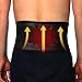 Wellbeing Self-heating Magnetic Therapy Support Brace Adjustable Back Waist Belt Lumbar Lower Massage Pain Relief Heated Support Pads Black (M)