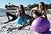 Live Infinitely Exercise Ball (55cm-95cm) Extra Thick Professional Grade Balance & Stability Ball- Anti Burst Tested Supports 2200lbs- Includes Hand Pump & Workout Guide Access