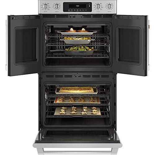 Cafe CTD90FP2MS1 Matte Collection Series 30 Inch Stainless Steel Electric Double Wall Convection Steam Oven