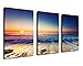yearainn Large Canvas Wall Art Sunset Beach Waves Canvas Artwork Ocean Nature Picture 20