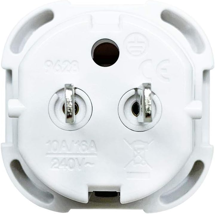 Jsdoin UK to US Plug Adaptor 3 pin to 2 Pin Flat Travel Adapter for USA Canada, Mexico, Thailand - Image 5