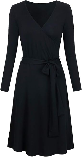 classy wrap dress