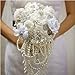 WEISIPU 6mm Pearl Bead Garland Spool Rope for Christmas Wedding DIY Decoration Supplies 20M=65ft (White)