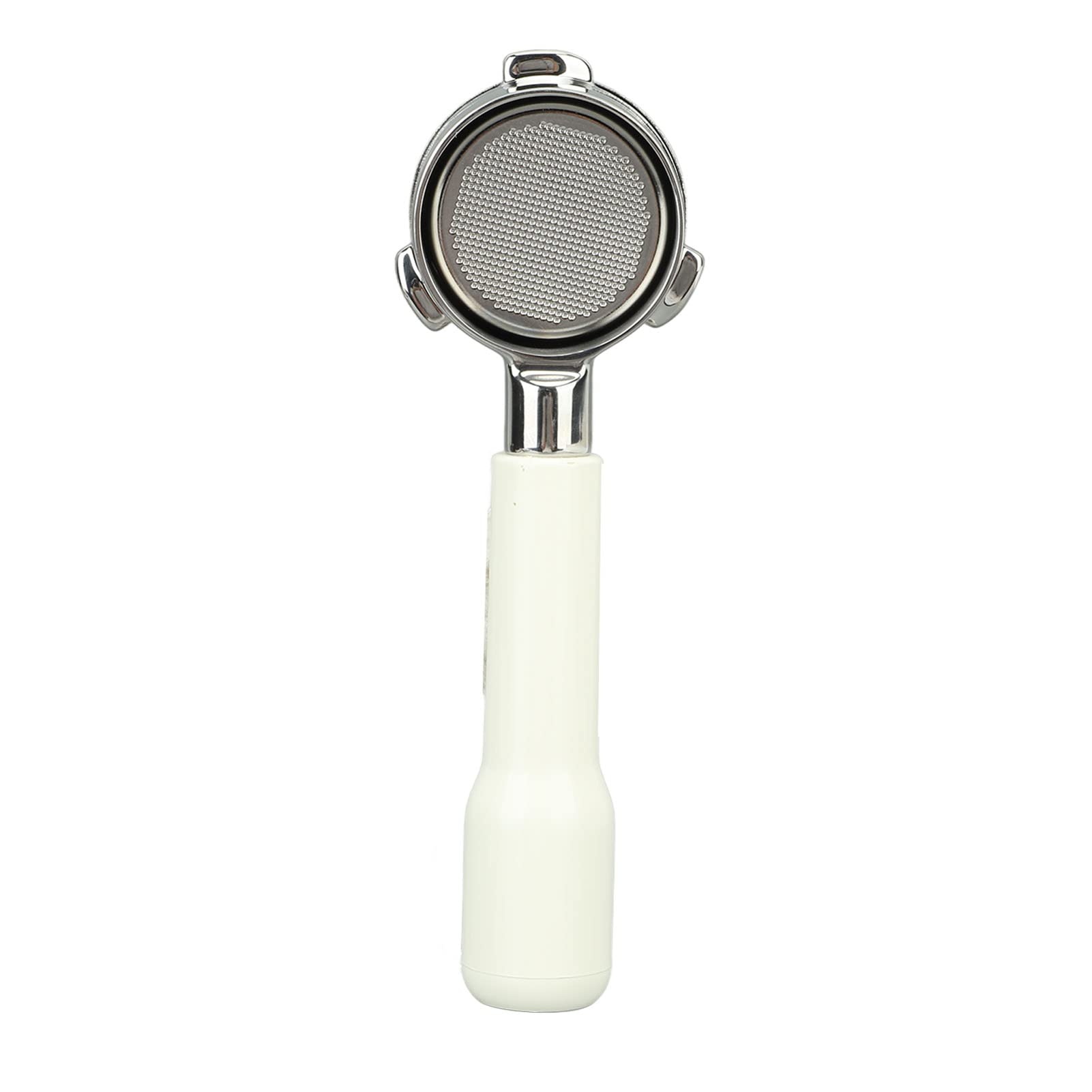 4 Types 54mm Bottomless Water Filter for 8 Series, 304 Stainless Steel 3 Ears Bottomless Design Coffee Portafilter for Sage 8 870 880 (C2 Plastic White)