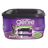 Litter Genie Standard Refill Cartridge for Cat Litter Disposal System, Pack of 2