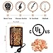 MAYMII·HOME Salt Lamps, Natural Himalayan Salt Lamp, Salt Lamp, Salt Night Lights, Salt Crystal Light with Retro Metal Basket Lamp