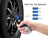 Brightt 9-in-1 Digital Tire Pressure Gauge 150PSI with Multi functional Rescue Tools of LED light, Hammer, Seatbelt Cutter, Screw Drivers, Scissors and Pliers for Cars SUVs Trucks Motorcycles Bikes