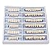 Oral Dentistry 168 Pcs Dental Complete Acrylic Resin Denture False Teeth for Halloween Horror Teeth 6 Sets Synthetic Resin Teeth Denture (1 Box)