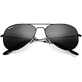 Pro Acme Classic Aviator Sunglasses for Women & Men Glass Lens Metal Frame UV400 Driver Sunglasses