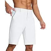 SNOWTEN Men's Classic Fit 7/9/11 Inch Golf Shorts Lightweight Long Stretch Hiking Short with 4 Pockets for Casual Work
