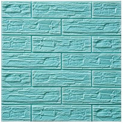 GBY Wall Paper 3D Brick Wall Stickers Self-Adhesive Panel Decal PE Wallpaper for TV Walls, Sofa Background Wall Decor(10 PCS) (Color : Color2)