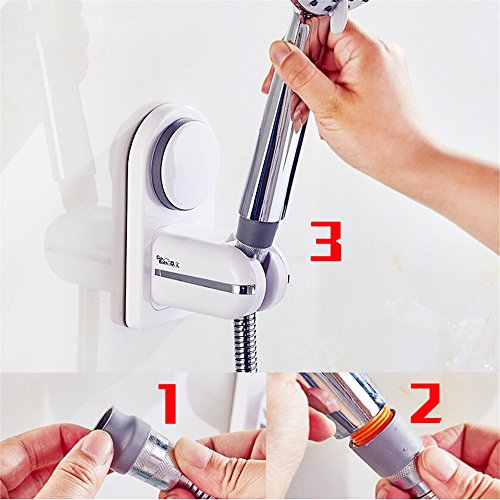 Gaoyu Adjustable Handheld Showerhead Bracket Holder, Plastic Bathroom