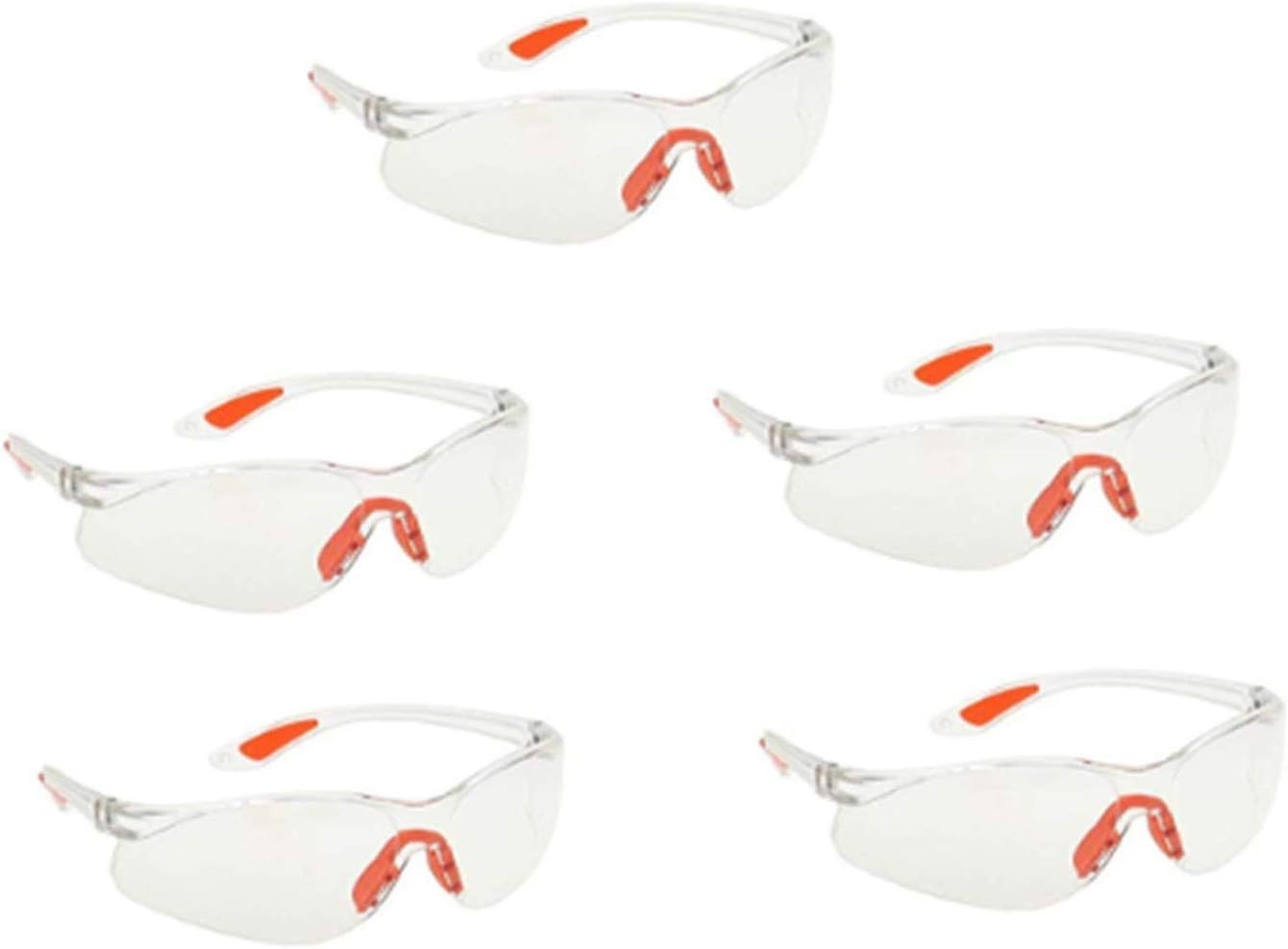 COSORO Safety Protection Glasses－5 Pack of Protective Glasses, Safety