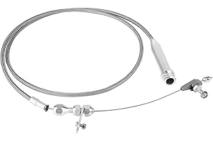 Detent Cable 700R4,Transmission Kickdown Cable Kit,700R4 Braided Kickdown Cable Transmission Detent Kick Down for all GM