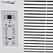 ShamBo Conditioner, 5 Mini USB Personal Space Air Cooler, Humidifier, Purifier, Desktop Cooling Fan for Office Household Outdoors, Whitef