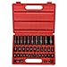 Neiko 02443A 3/8" and 1/2" Drive Master Impact Socket Set, 38 Piece Deep and Shallow Assortment | Standard SAE (Inch) and Metric (mm) Sizes | Cr-V Steel primary