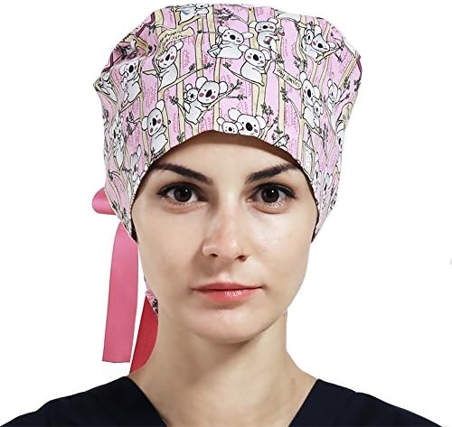 ANNO Long Hair Women Work Hat Nurse/Nursing Cap Adjustable Size