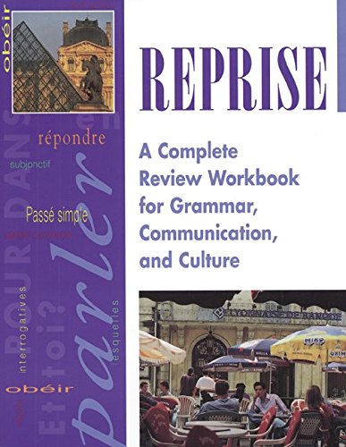 Reprise: A Complete Review Workbook for Grammar, Communication, and Culture libro