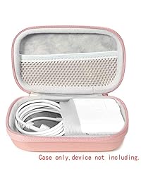 Práctica funda protectora para WD My Passport, WD Elements Seagate 4 TB, SEAGATE Backup Plus Slim de 1 TB de expansión USB 3.0 Disco duro externo portátil bolsa de almacenamiento bolsa de la caja, cable bolsillo, oro rosa