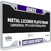 Desert Cactus James Madison University JMU Dukes Car Accessories Metal License Plate Frame and Tag Holder for Front or Rear of Car (Mascot)