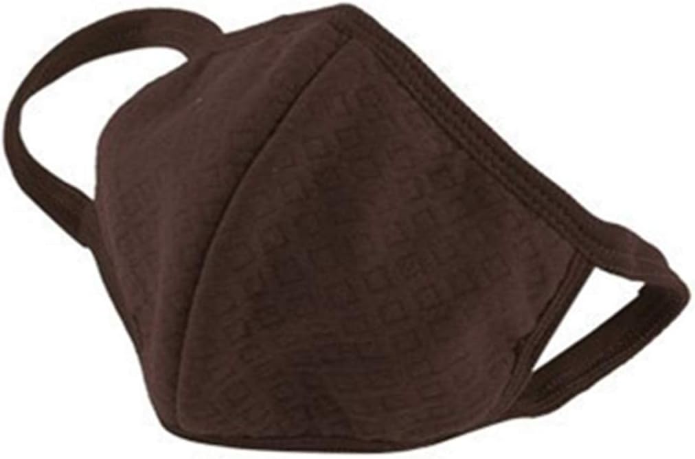 YYaaloa 2pcs Reusable Cotton Mouth Mask Coffee Anti Dust Face Mask for Men and Women for Outdoor Half Face Masks (style 1-2pcs Coffee)