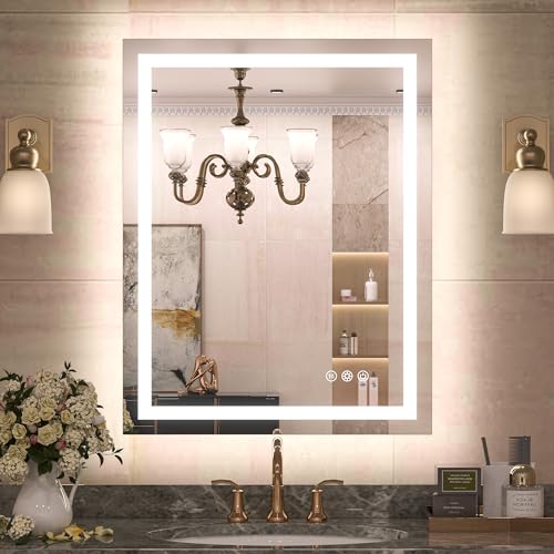 TETOTE LED Bathroom Mirror Lights Inch Frontlit