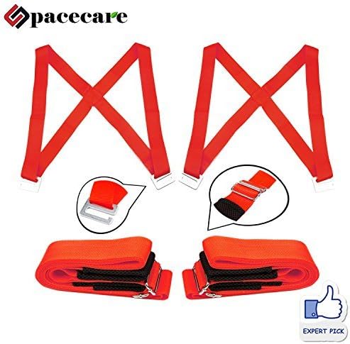 SPACECARE Moving Straps 2 Person Lifting and Moving Dolly for Furniture, Appliance and Heavy Object