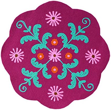 Luncheon mat felt Flower Violet ƒÓ31 63907106