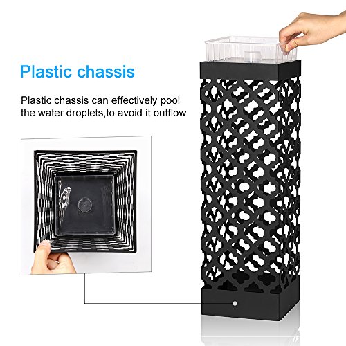 image for NEX Umbrella Holder, Metal Umbrella Stand Rack with Drip Tray and Hook